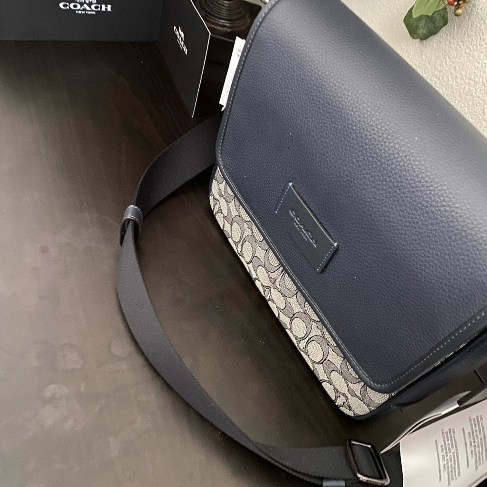 Men’s coach cross body bag original price tag still on it never used ($378.00)
